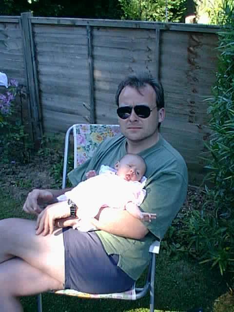 Chloe with daddy